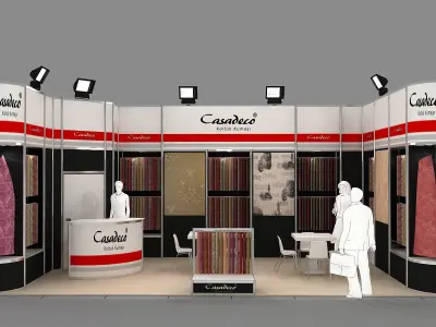 Exhibition Stand - ST0033 3D model
