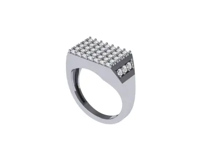 Wedding Ring 3D print model 109
