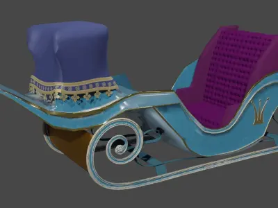 Sleigh - Narnia or Christmas 3D model