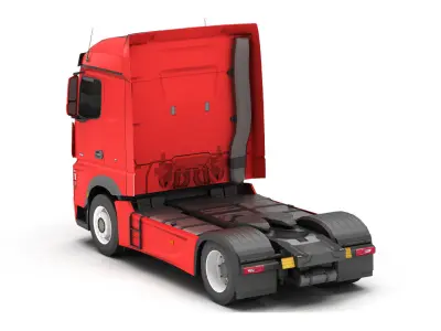 Truck 4-V5 Low-poly 3D model