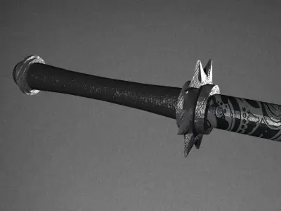 Ancient weapon pernach 3D model