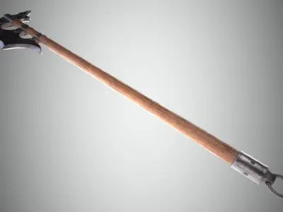 Battle Axe  Low-poly 3D model