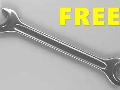 FREE Wrench model  Free 3D model