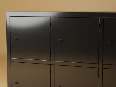 Industrial Design Sideboard Cabinet  Free 3D model