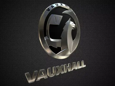 Vauxhall Logo 3D model by 3dlogoman