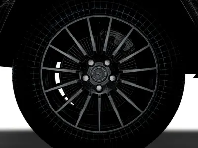 Mercedes-Benz G Line Stronger Than Time 2021 wheel 3D model