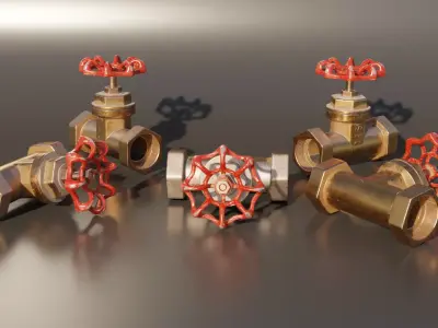 Water Valve 3D model