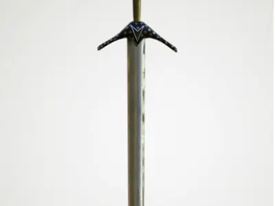 Sword set Low-poly 3D model