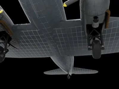 Douglas DC-3 Free 3D model