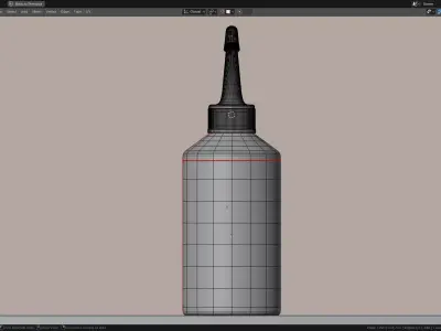 Singer Sewing Machine Oil Bottle 3D model