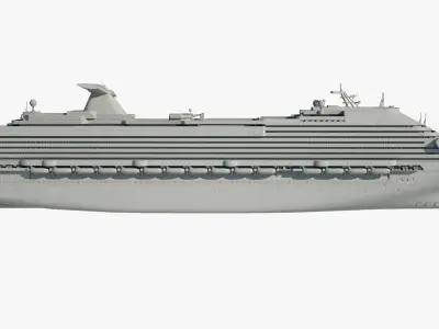 Cruise Ship Carnival Breeze 3D model