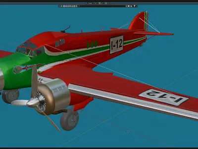 SM-79 Sparviero Free 3D model