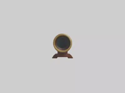 Medievalspyglassmod 1 Low-poly 3D model