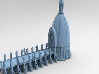Emperor Government Walkways 1 3D model