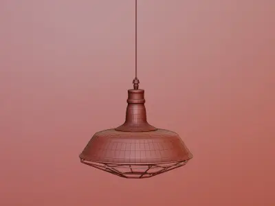 Industrial lighting furniture decoration PBR textured Free low-poly 3D model
