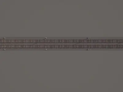 railway and overhead lines 3D model