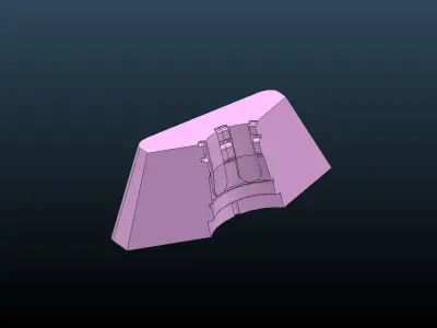 cable clamp 3D model
