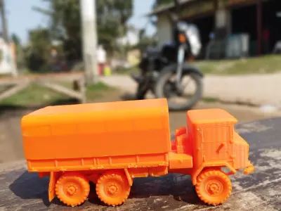 Australian Army Acco 6x6 F1 1973 3D Model 3D print model