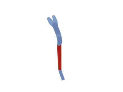 Crowbar - Hand Painted 3D model