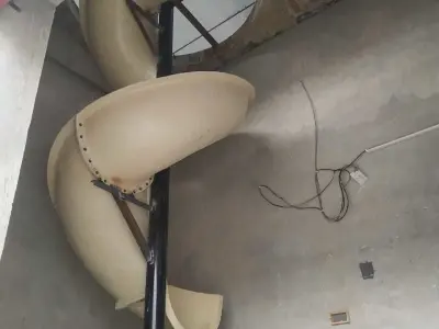 FRP Spiral chute 3D model