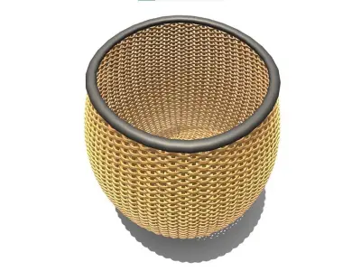Weaving Basket 3D model