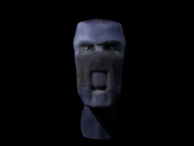 Alien head 3D model order
