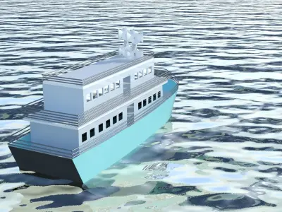 Watercraft ship 3D model