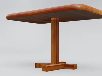 Coffee table Free low-poly 3D model