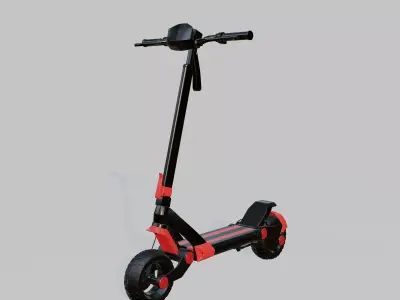 Electric Scooter 3D Model 3D model purchase