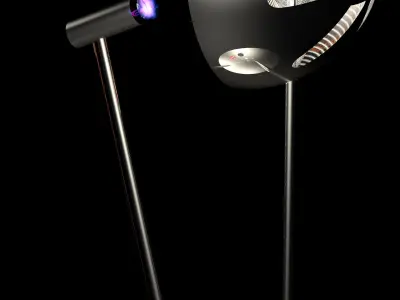 Fan SteamPunk SciFi Free 3D model