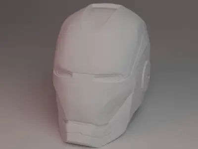 Iron Man Helmet 3D model shop