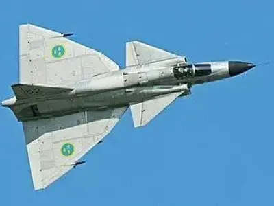 Saab 37 Viggen 3D model buy