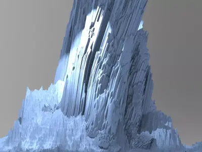 Claw Mountain alien 1  3D model
