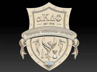 Alpha Kappa Delta Phi 3D print model