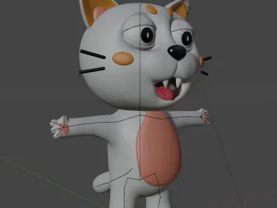 Kitty Free 3D model