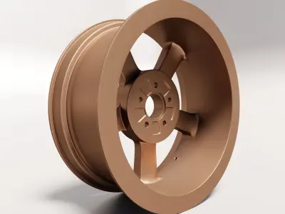 3D model rim wheel part12 3D model