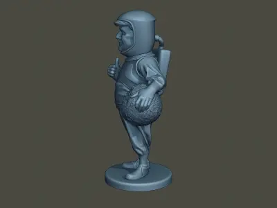 Donald Trump Astronaut 3D print model