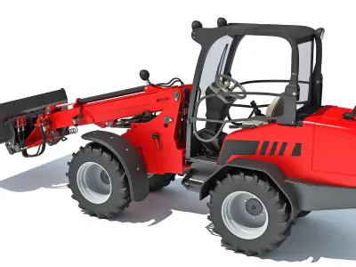 Telehandler Scoop Bucket 3D model purchase