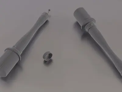 German M24 Grenade Free low-poly 3D model