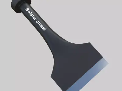 Bolster Chisel Low-poly 3D model