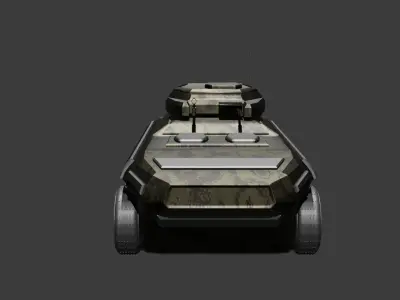 Armored personnel carrier Free 3D model