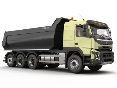 Volvo FMX 8X4 Tridem 3D model