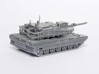 K2 Black Panther Tank Model Kit Free 3D print model