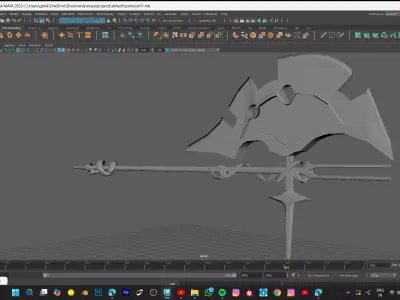 SWORD MODEL Low-poly 3D model 3