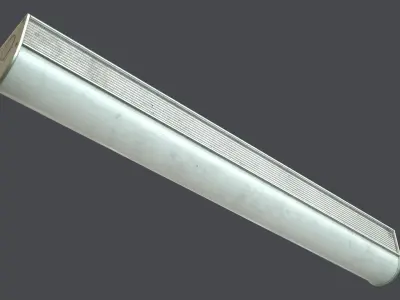 Industrial lamps Low-poly 3D model