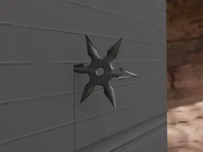 Ninja Shuriken Free 3D model