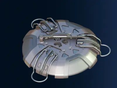 Hard-Surface Kitbash Hatches 3D model