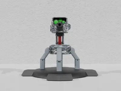 Turret Models 3D model