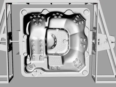 MINI POOL TURNIG DEVICE 3D model