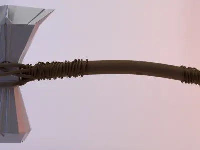 Stormbreaker wrath of gods melee weapon 3D model